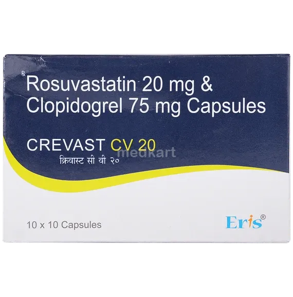 crevast cv 20mg capsule 10's